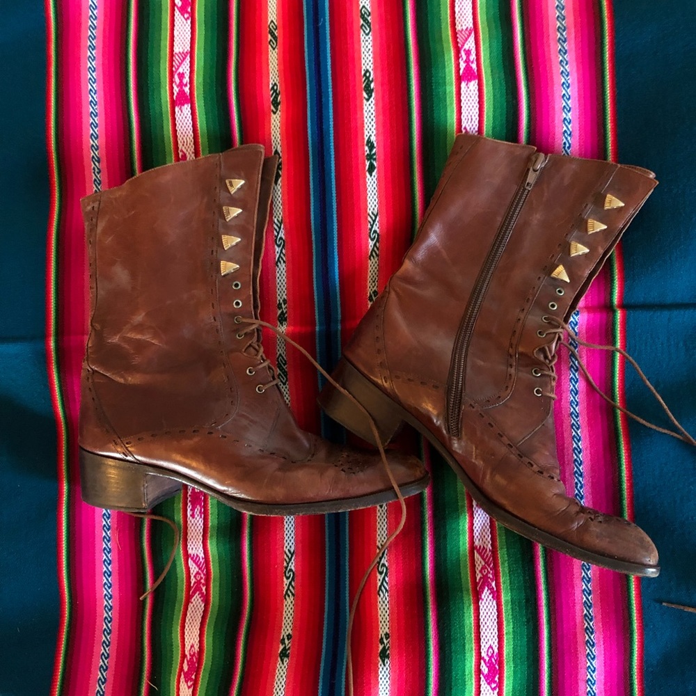 Vintage Italian leather boots